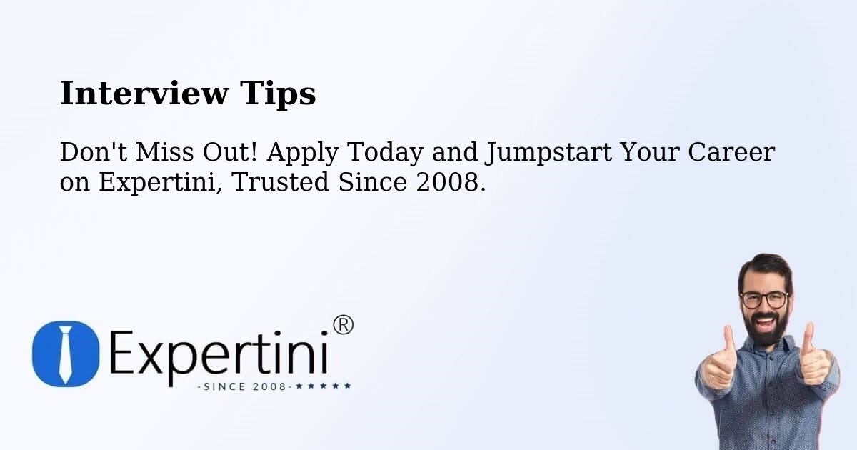 Applied Optimization interview tips for Electro Optical Observations Scientist